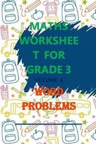 Maths Worksheet for Grade 3 Volume 4 Word Problems: Word Problems