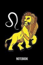 Notebook: Leo Zodiac Sign