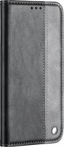 Apple iPhone X - iPhone XS Leren Bookcase - Zwart - Portemonnee Hoesje - Pasjeshouder