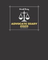 Amiesk Diary - Advocate Diary 2020 -8 x10 inch - Matte Paperback Cover