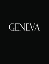 Geneva: Black and White Decorative Book to Stack Together on Coffee Tables, Bookshelves and Interior Design - Add Bookish Char