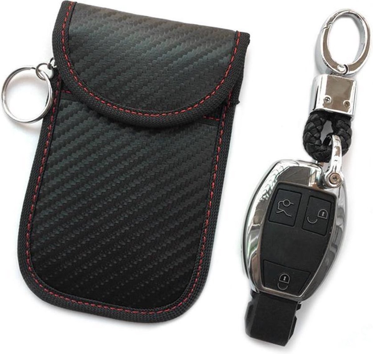 Porte-clés de voiture bloqueur de Signal Faraday Cage pochette RFID sac de  blocage en gros