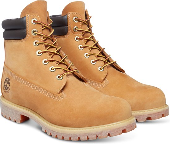 Timberland 6 Inch Boot WP Heren Veterboots - Wheat - Maat 44 | bol.com