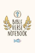 Bible Verse Notebook: Inspirational Notepad with Scripture Verses