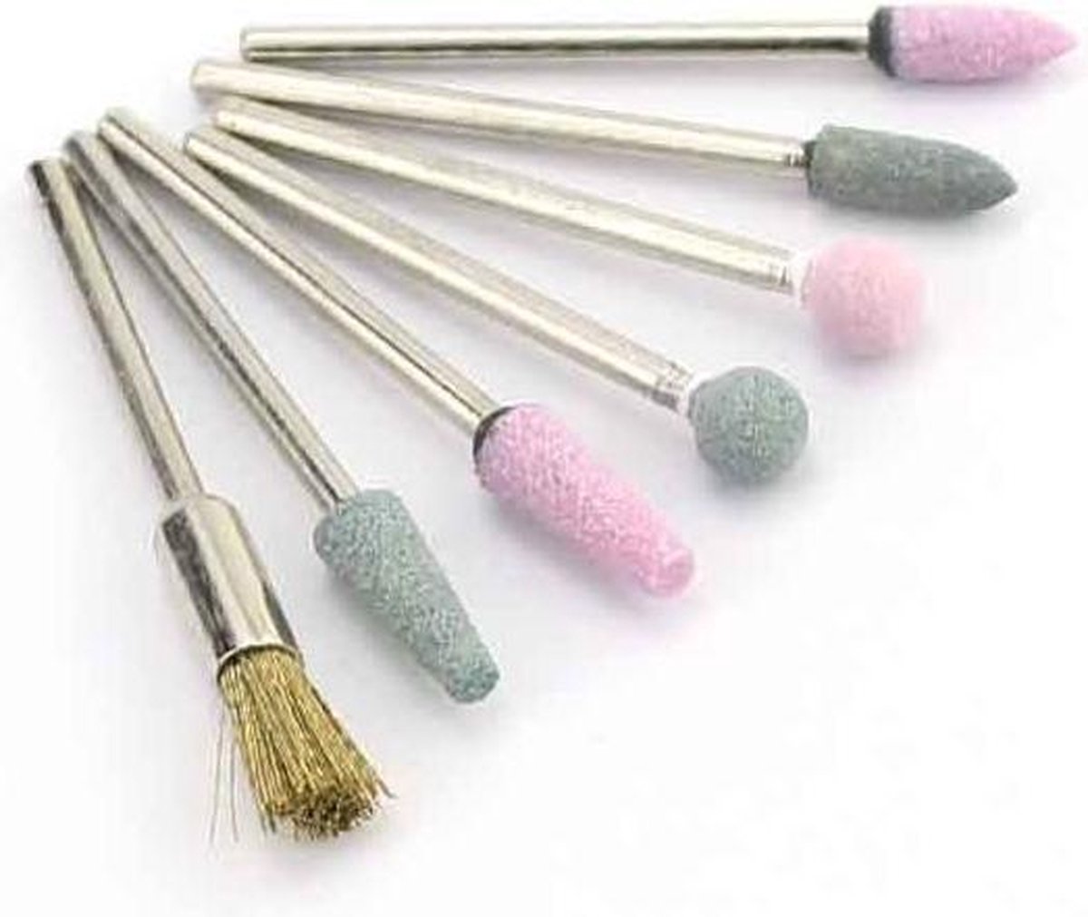 Keramische Frees - Nagel Frees - Keramische nagelboortjes - Pedicure en Manicure - Nagelfrees Bitje - Nagelboortjes - Keramische Nail Boren Set - 7 Stuks