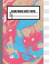 Blank Music Sheet Paper