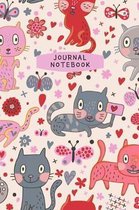 Journal Notebook: Cute Cat Theme Cover