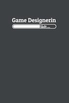 Game Designerin l�dt: Notizen - gepunktet, liniertes Notizbuch - f�r Notizen, Erinnerungen, Daten - Notizbuch f�r Game Designerin in Ausbild