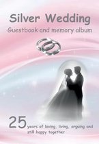 Silver Wedding Guestbook and memory album