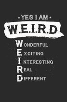 Weird Whide Ruled College Notebook: Your perfect Weird Slogan Journal Diary for Students