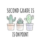 2nd Grade Is On Point: Funny Quote Back To School Notebook. Humorous Quote Sayings Journal Diary For Elementary School Students, Boys, Girls