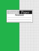 Graph Paper Notebook: Geometric Design Quad Ruled Notebook Composition Notebook Graph Paper Math Notebook Graphing Notebook Green Cover