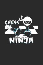 Chess ninja: 6x9 Chess - grid - squared paper - notebook - notes