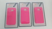 Telefoonhoesje roze 3 stuks Samsung Galaxy S6