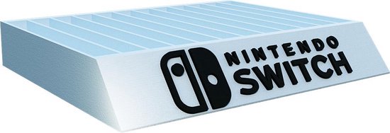 Nintendo Switch 12x Spellen Houder - Nintendo Switch Accessoires - Spellen houder voor Nintendo Switch Spellen - Wit - 3DF