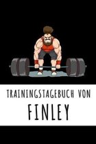 Trainingstagebuch von Finley: Personalisierter Tagesplaner f�r dein Fitness- und Krafttraining im Fitnessstudio oder Zuhause