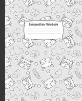 Composition Notebook: Cute College Ruled Line Paper Notebook - Perfect size for your School Bag - High quality paper - Multipurpose School W