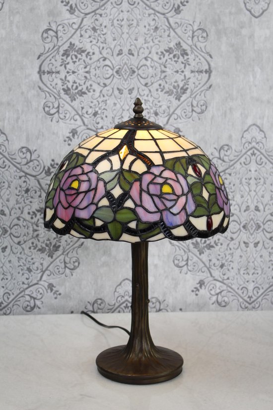 Tiffany Lamp - 46 cm - Multikleur | bol