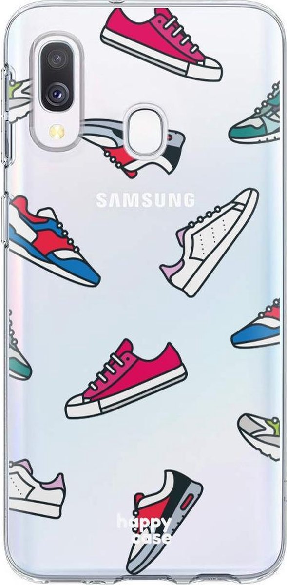 HappyCase Samsung Galaxy A40 Flexibel TPU Hoesje Sneaker Print