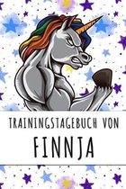 Trainingstagebuch von Finnja: Personalisierter Tagesplaner f�r dein Fitness- und Krafttraining im Fitnessstudio oder Zuhause