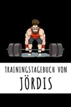 Trainingstagebuch von Jördis: Personalisierter Tagesplaner für dein Fitness- und Krafttraining im Fitnessstudio oder Zuhause