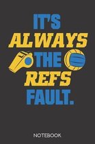 It's always the refs fault.