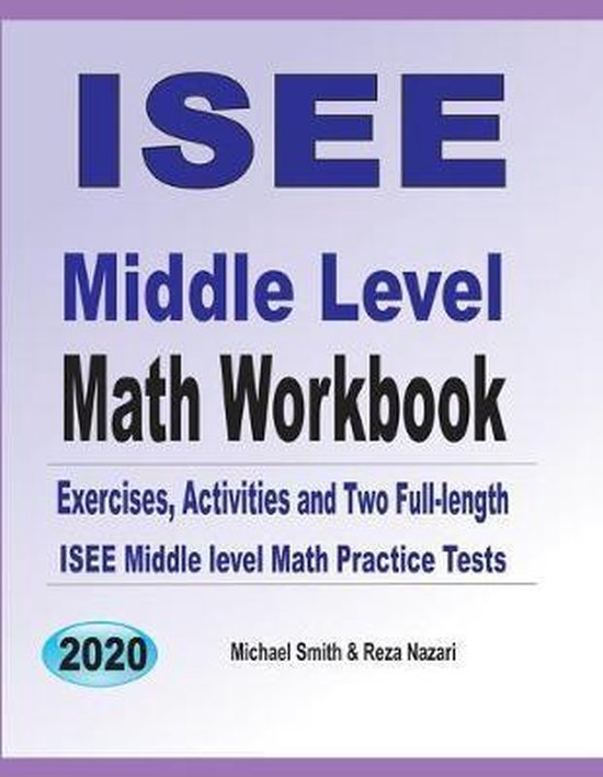 ISEE Middle Level Math Workbook - cover