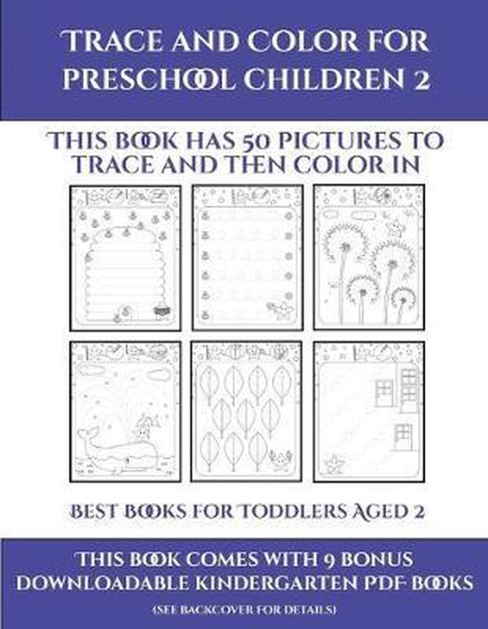 Best Books for Toddlers Aged 2 (Trace and Color for preschool children
