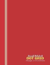 Amiesk Notebook - Dot Grid Notebook - 140 pages (7.44 x 9.69 inch)