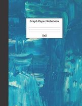 Graph Paper Notebook 5x5: Quad Ruled 5 Squares Per Inch Grid Paper. Math and Science Composition Notebook for Students and Teachers. Perfect for