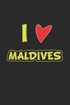 Maldives: Notizbuch, Notizheft, Notizblock - Geschenk-Idee f�r Malediven Fans - A5 - 120 Seiten