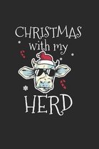 Christmas Farmer with Herds Notebook