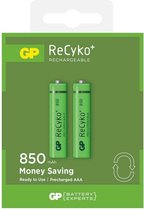 GP ReCyko AAA 850mAh 2 stuks Oplaadbare NiMH Batterij