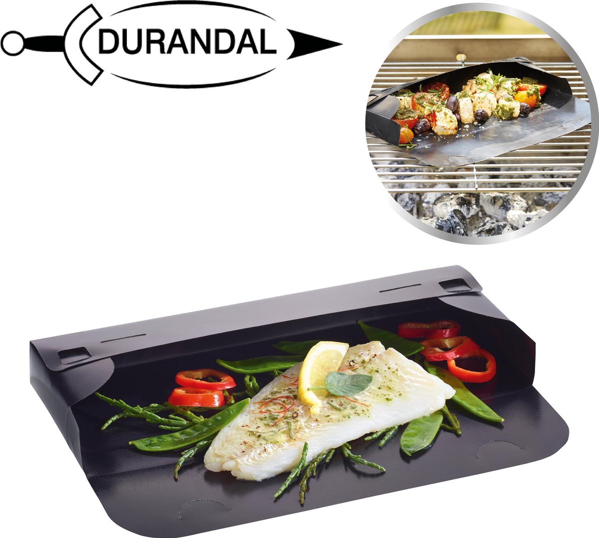 Grille de cuisson antiadhésive et réglable spécial four - Durandal
