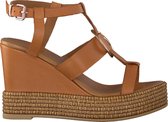 Notre-V 438015 Sandalen - Met Sleehak - Dames - Cognac - Maat 39