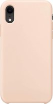 Geschikt voor: iPhone XR Siliconen Back Cover - pink sand