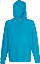 Fruit Of The Loom Heren Lichtgewicht Sweatshirt Met Capuchon / Hoodie (240 GSM) (Azure Blauw)