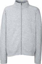 Fruit Of The Loom Heren Volle Ritssluiting Sweat Jacket (Heather Grijs)