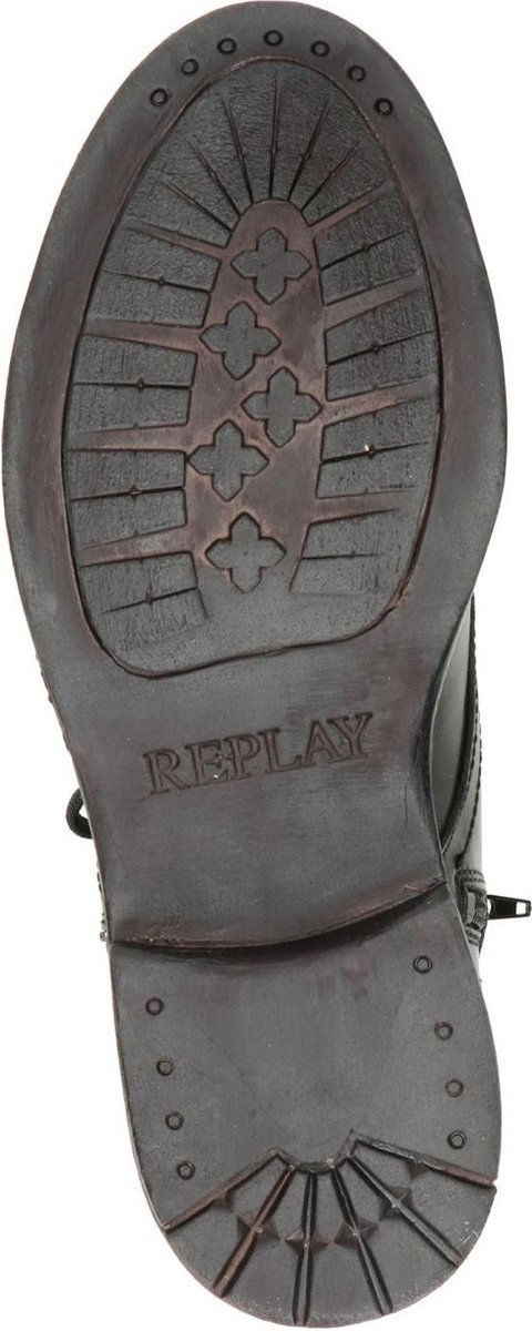 Replay - Rc 410017 L - Schoenen met rits en veter - Heren - Maat 40 -  Zwart;Zwarte - | bol.com