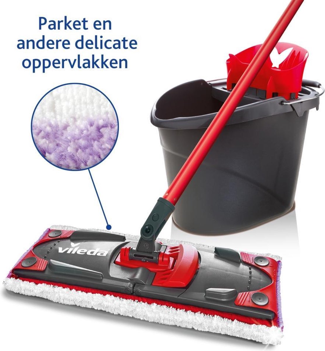 Vileda UltraMax Microfibre Sensitive Mopset - voor delicate vloeren