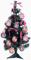 Disney kerstboom Prinsessen 60 cm - 10 ballen en 1 lint plus staander - Kerstboom met versiering