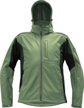 Cerva Dayboro Softshell jack groen/zwart maat M