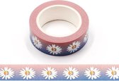 Washi Tape - Madeliefje | 15mm x 10m.