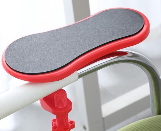 Ergonomische bureauarmsteunen, 2 stuks, 180 graden draaibare polssteun voor bureau, opvouwbare polssteun, verstelbare armsteun, polssteunen voor thuis en op kantoor, zwart