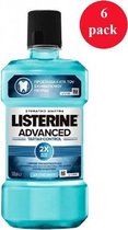 Listerine  Mondspoeling -  6 x 500ml - Mouthwash Advanced Tartar Control - Anti Tandsteen - Voordeelpakket
