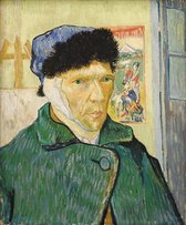 Vincent van Gogh, Zelfportret met verbonden oor, 1889 op canvas, 30 X 45 CM
