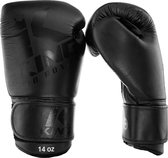 King KPB BG 8 Bokshandschoenen Leer - Matzwart - 14 oz.