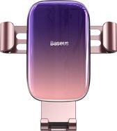 Baseus Universele  Telefoon Houder Ventilatierooster - Luchtrooster Car Mount GSM Smartphone Houder Iphone geel