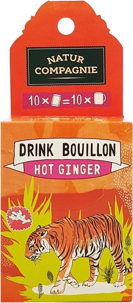 Natur Compagnie Drink Bouillon Hot Ginger Bio 50g bol