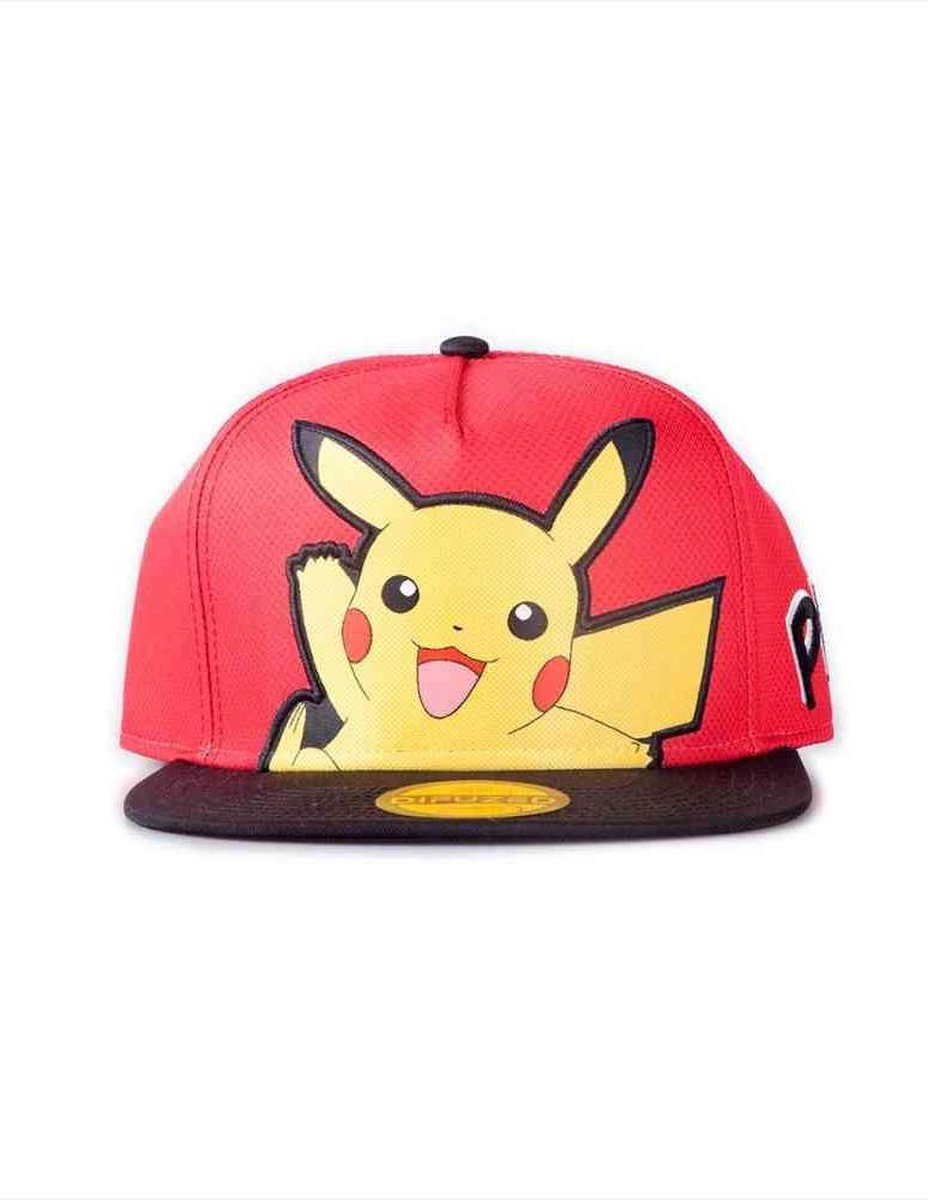 Pokémon Snapback pet Pikachu PopArt Rood
